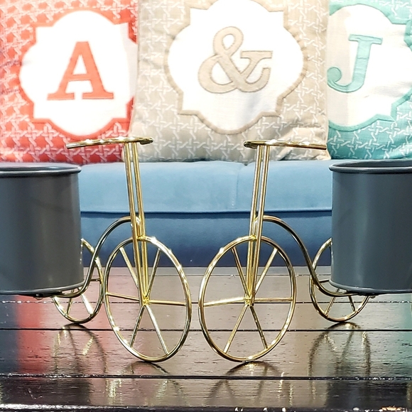 Tricycle Candle/Flower Holder Set - Picture 2 of 8